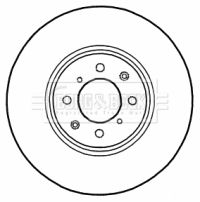 BORG & BECK Тормозной диск BBD4564